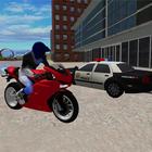 Bike Rider vs Cop Car City Pol icône