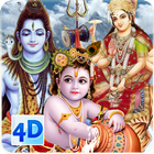 4D All Bhagwan App & Live Wall icono