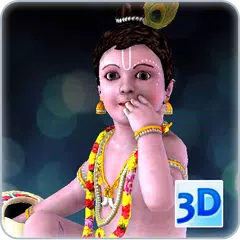 download 3D Little Krishna Live Wallpap APK