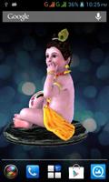 3D Little Krishna Live Wallpap ảnh chụp màn hình 3