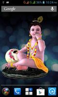 2 Schermata 3D Little Krishna Live Wallpap