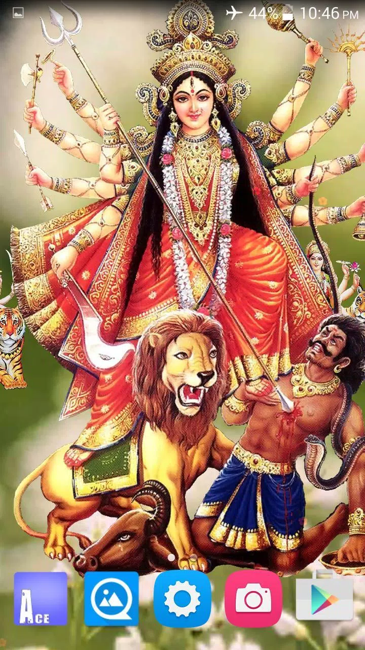 4D Maa Durga Live Wallpaper APK for Android Download