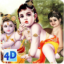 4D Little Krishna Wallpaper APK