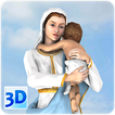 3D Mother Mary Live Wallpaper