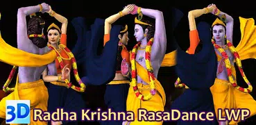 3D Radha Krishna Wallpaper