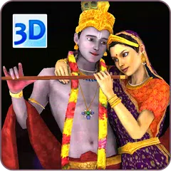 3D Radha Krishna Wallpaper APK Herunterladen