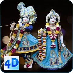 4D Radha Krishna Murti Darshan APK download