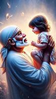HD Sai Baba 2024 Wallpaper स्क्रीनशॉट 2