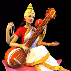 3D Saraswati Live Wallpaper