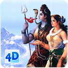 4D Shiv Parvati Live Wallpaper simgesi