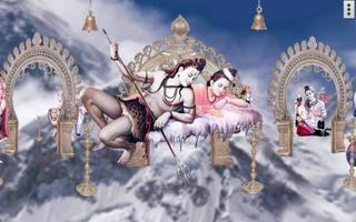 4D Shiv Parvati Live Wallpaper captura de pantalla 3