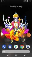 4D Lord Vishnu Live Wallpaper Affiche