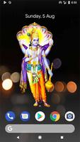 4D Lord Vishnu Live Wallpaper capture d'écran 3