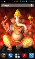 3D Ganesh Live Wallpaper الملصق