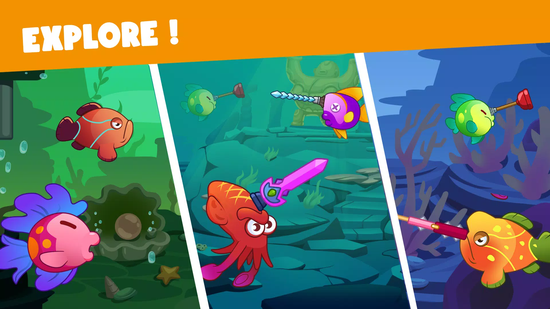Tải Xuống Apk Fish Battle: Survivor Io Cho Android