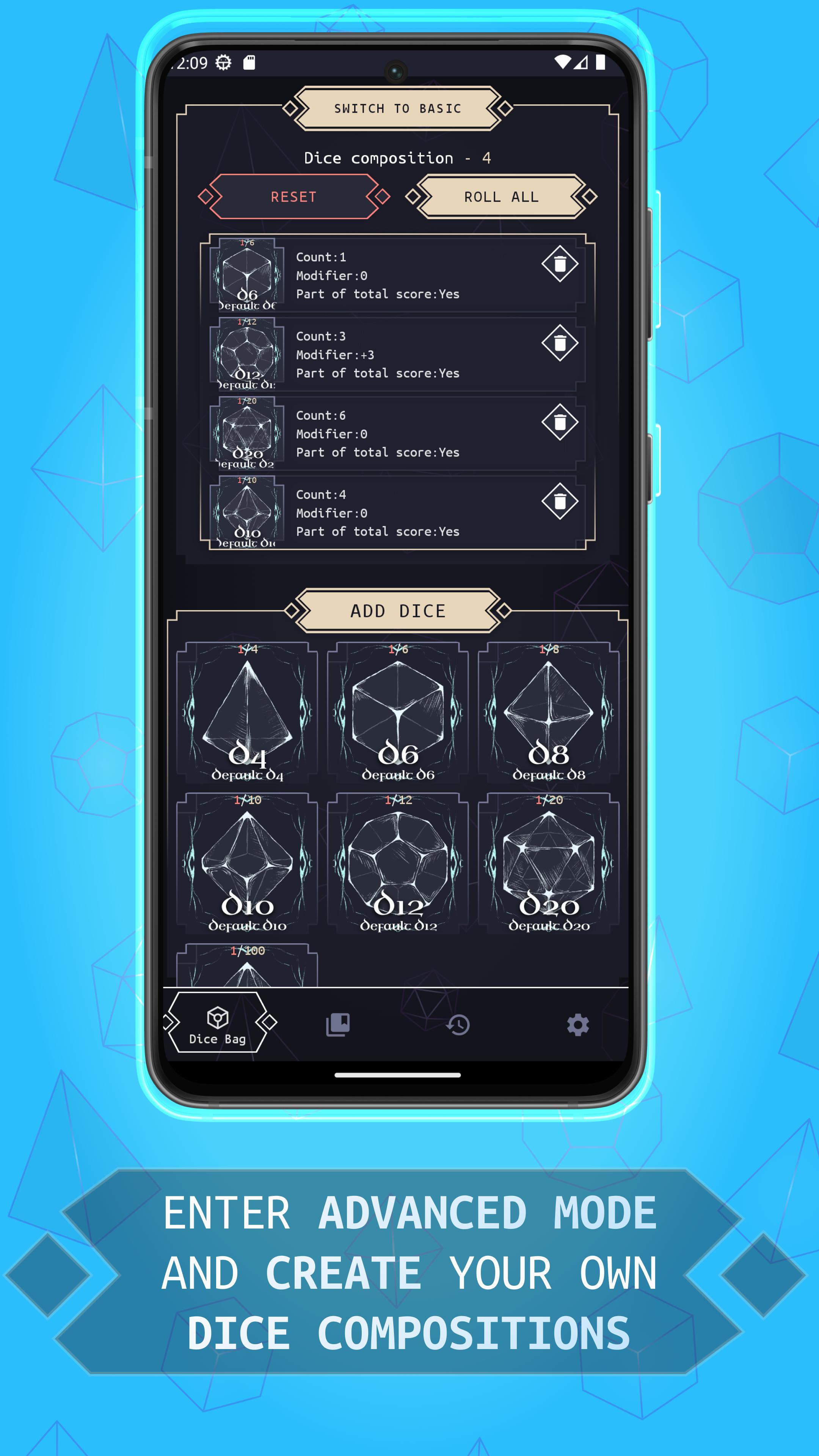 Скачать Супер бросок костей - Dicely APK для Android - Последняя Версия