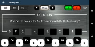 Guitar Fretboard Note Trainer  captura de pantalla 3
