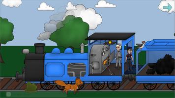 Poster Little Steam Train