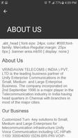 VRINDAVAN TELECOMS (I) PVT. LTD screenshot 2