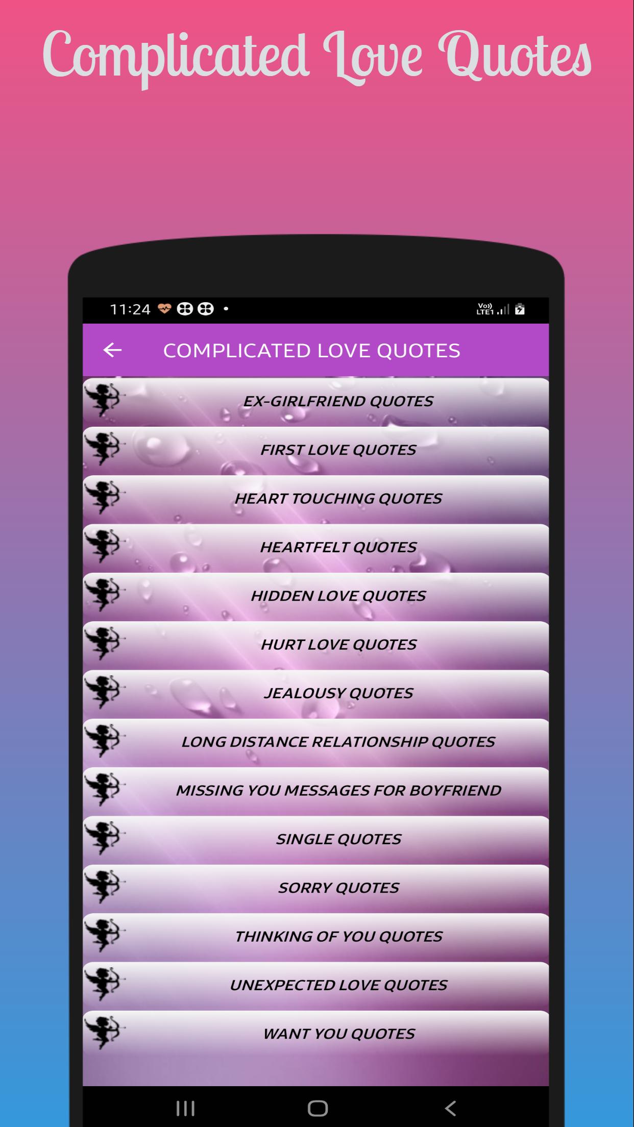 Love quotes messages sad