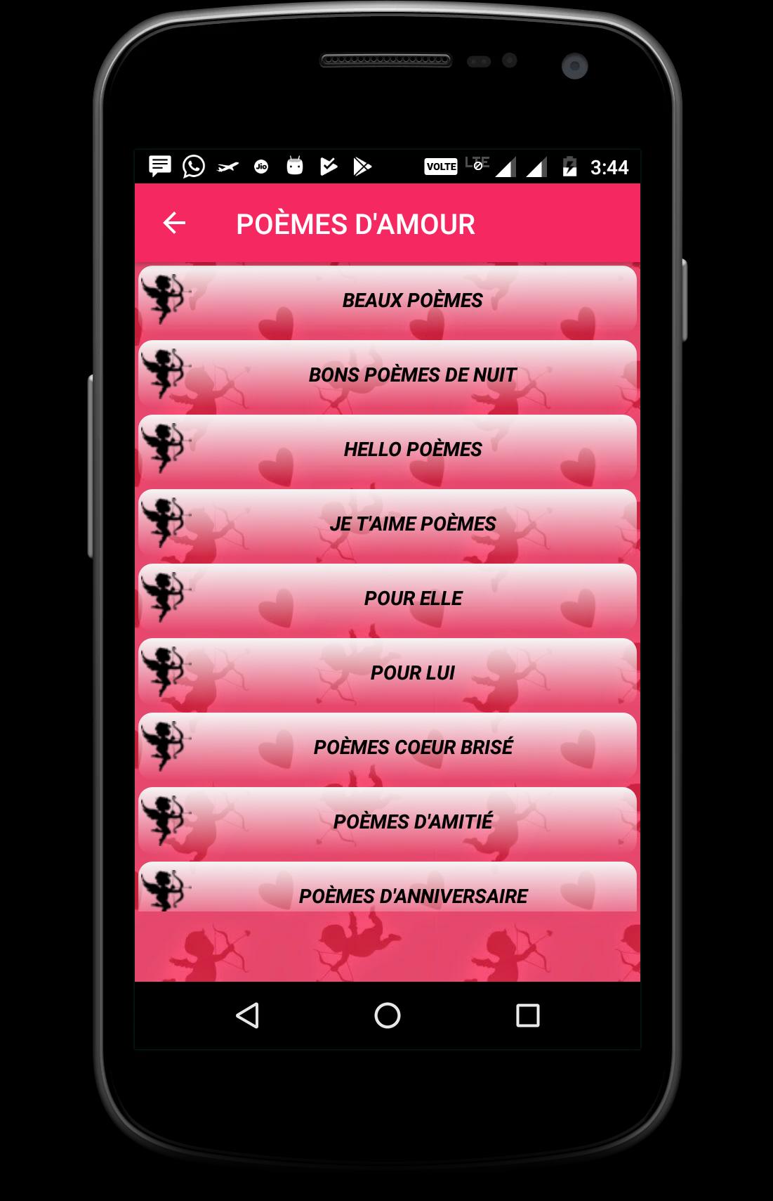 Messages Et Poemes Damour En Français For Android Apk