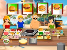 Beach Fast Food Cooking Tycoon capture d'écran 3