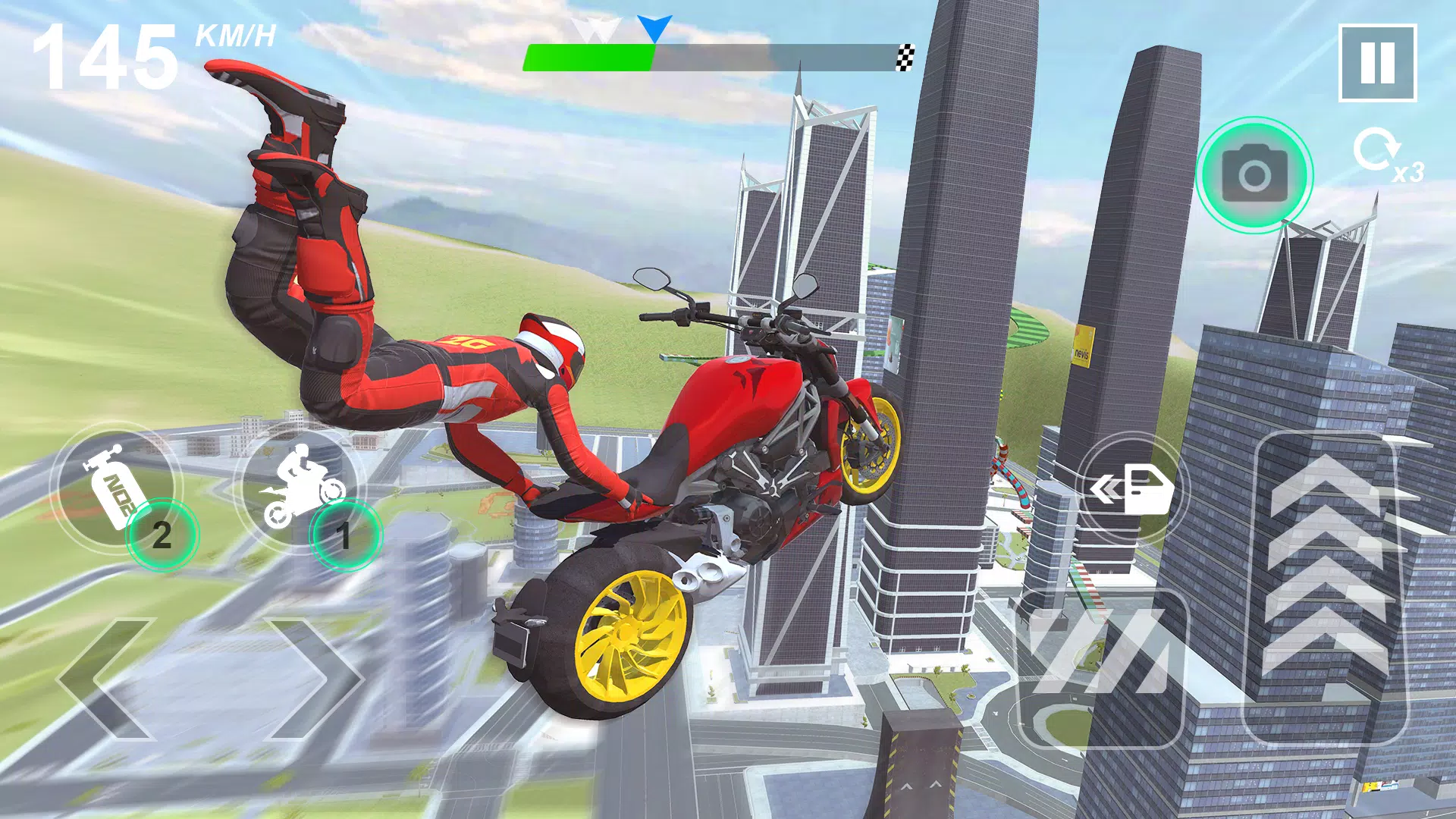 Download do APK de Tron Bike Stunt Racing Jogos de corrida de moto 3D para  Android