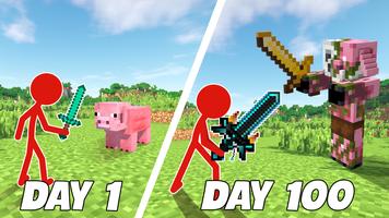 Stickman Battle Craft Games ảnh chụp màn hình 2