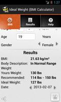 Ideal Weight (BMI Calculator) poster