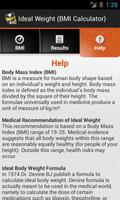 Ideal Weight (BMI Calculator) screenshot 2