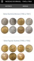 Moedas do Brasil - 1945 a 1964 الملصق