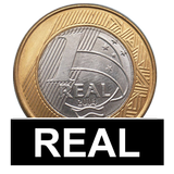 Coins of Brasil - Real icon
