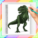 Comment dessiner un dinosaure APK