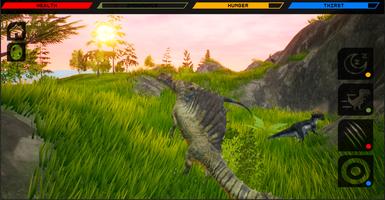 Spinosaurus games 3d Dinosaur Affiche