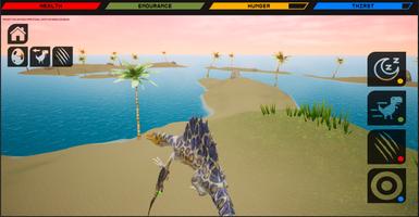 Spinosaurus games 3d Dinosaur capture d'écran 1