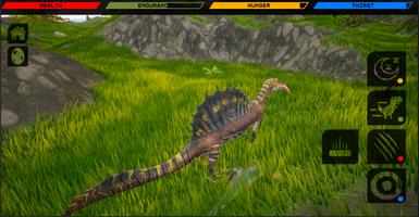 Spinosaurus games 3d Dinosaur capture d'écran 2