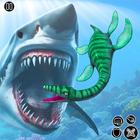 Sea Monster vs Megalodon shark icône