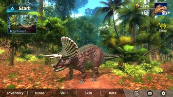 Triceratops Dinosaur Simulator Poster