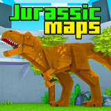 Jurassic craft - dino maps أيقونة