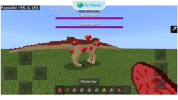Jurassic Craft Dino for MCPE اسکرین شاٹ 2