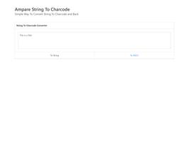 Ampare String To Charcode screenshot 3