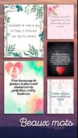 Poster Messages d’amour en Français - Éditeur de textes