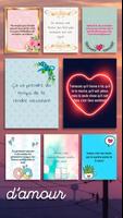 Love Messages in French – Text Editor & Stickers screenshot 1