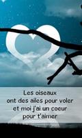 Love Quotes in French – Create Romantic Love Cards screenshot 1