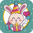 Happy Birthday Greeting Cards - Stickers