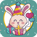 Happy Birthday Greeting Cards - Stickers APK