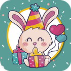 Happy Birthday Greeting Cards - Stickers icon