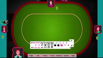 Betting-Poker Sim Texas Holdem capture d'écran 1