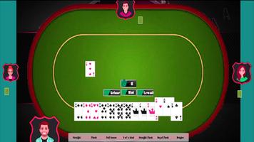 Betting-Poker Sim Texas Holdem capture d'écran 2