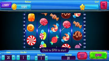Candy Game: Casino Slot Master Affiche